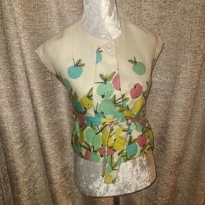 Carter's Pink and White Blazer Sleeveless Casual